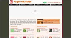 Desktop Screenshot of kagziindia.com